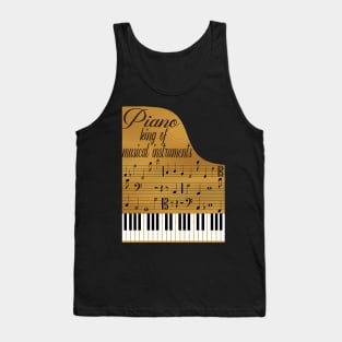 Piano music instrument Tank Top